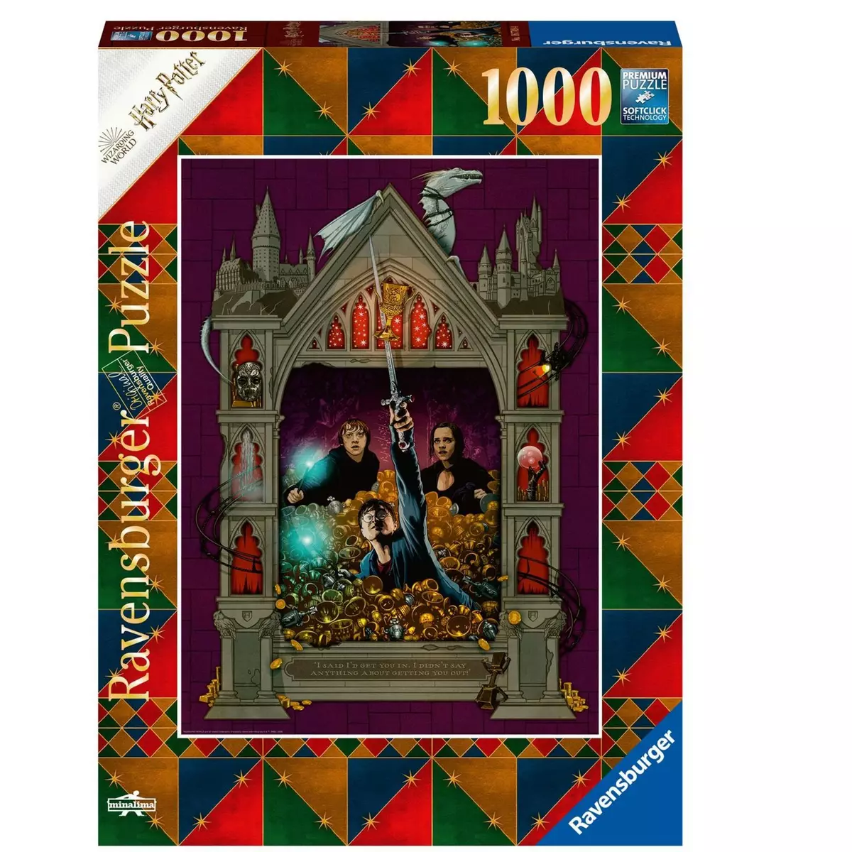 RAVENSBURGER Puzzle 1000 pièces : Harry Potter et les reliques de la mort 2