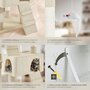 Voir la diapositive 4 : tectake Arbre à chat 170 cm avec griffoir et plateforme d'escalade beige