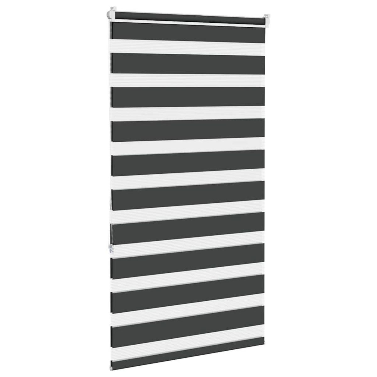 VIDAXL Store zebre noir 90x150 cm largeur du tissu 85,9 cm polyester