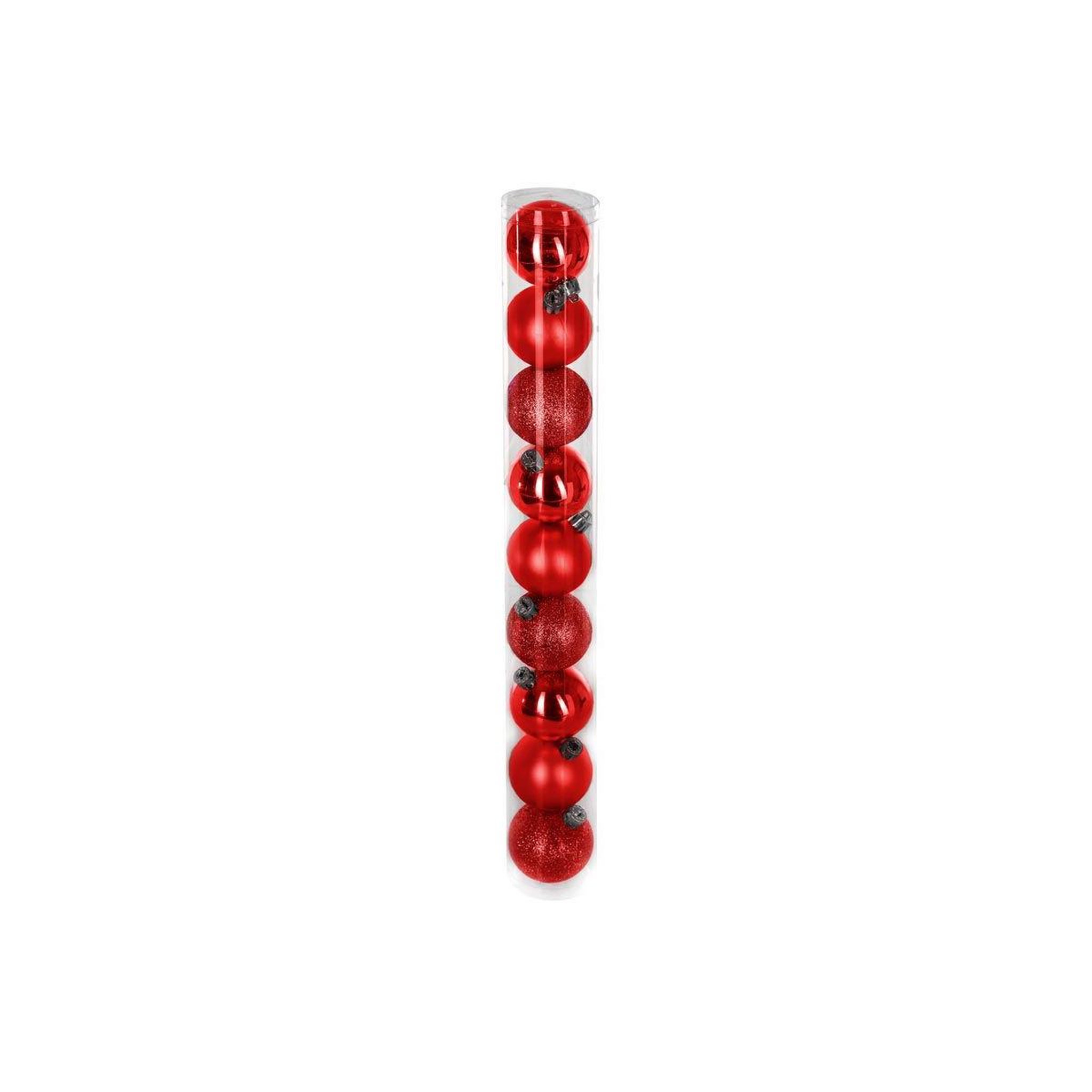 FEERIC LIGHT & CHRISTMAS Lot de 9 boules de noël  colorama  6cm rouge