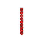 FEERIC LIGHT & CHRISTMAS Lot de 9 Boules de Noël  Colorama  6cm Rouge