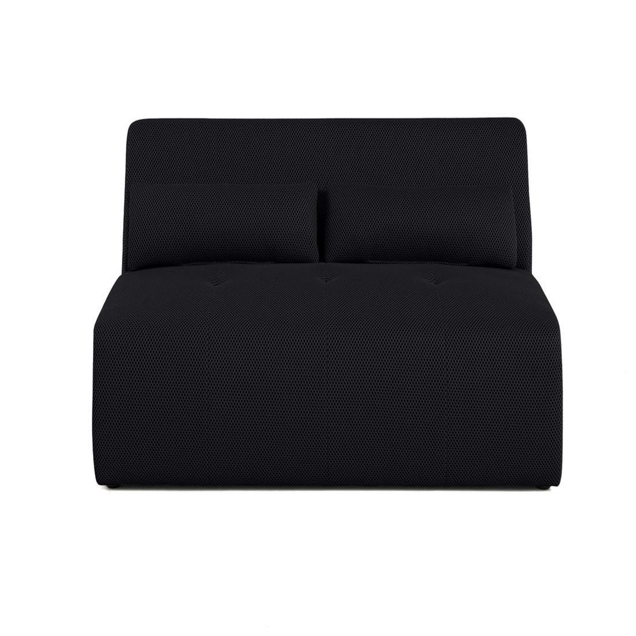 Voir la diapositive 1 : LISA DESIGN Onyx - canapé droit 2 places - en tissu mailles 3d