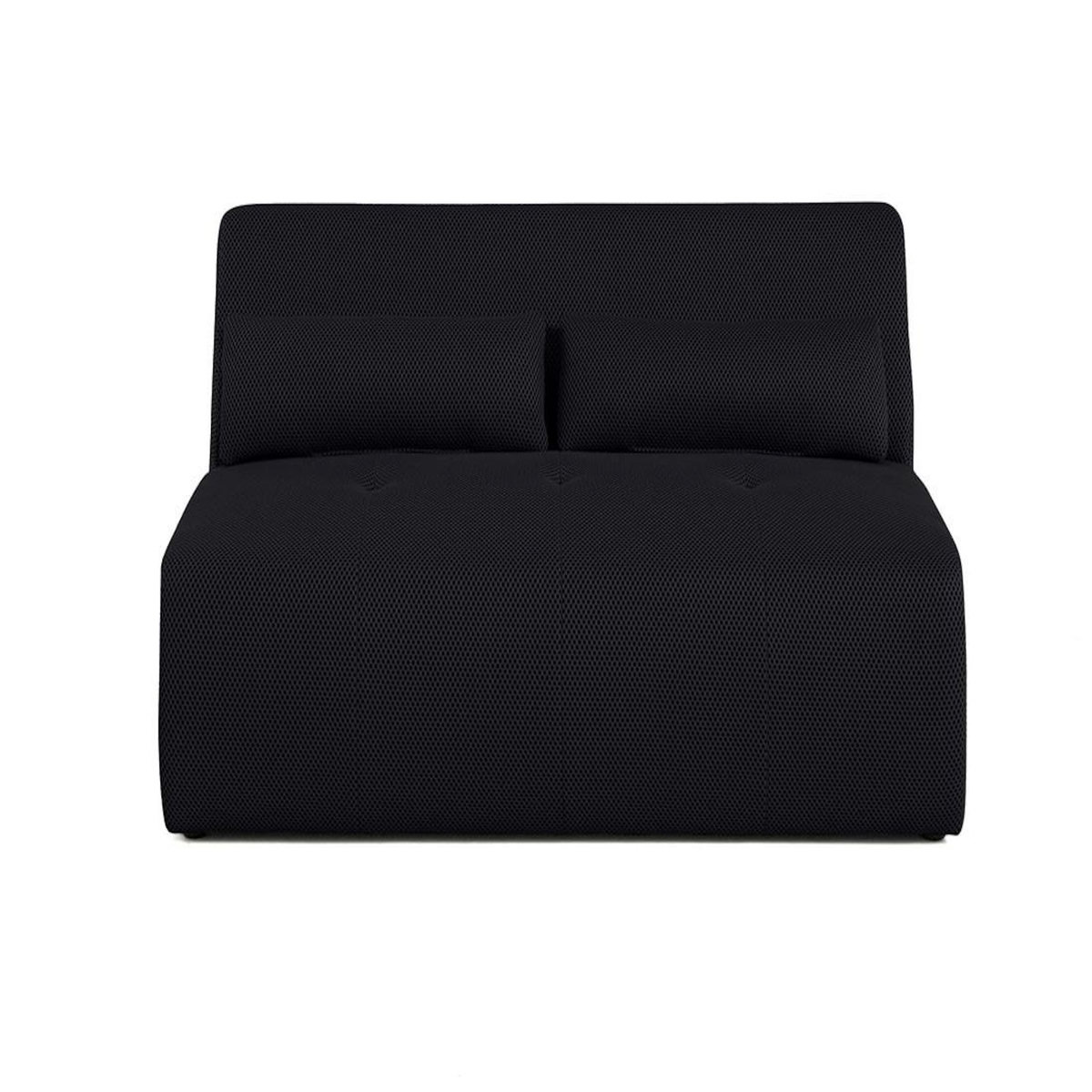 LISA DESIGN Onyx - canapé droit 2 places - en tissu mailles 3d