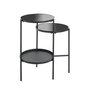 Voir la diapositive 2 : Paris Prix Table d'Appoint Design  Trio  71cm Noir