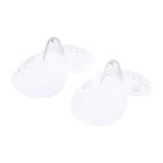 MAM MAM Bout de sein - Silicone -Taille S - Lot de 2 en boite de sterilisation - Transparent