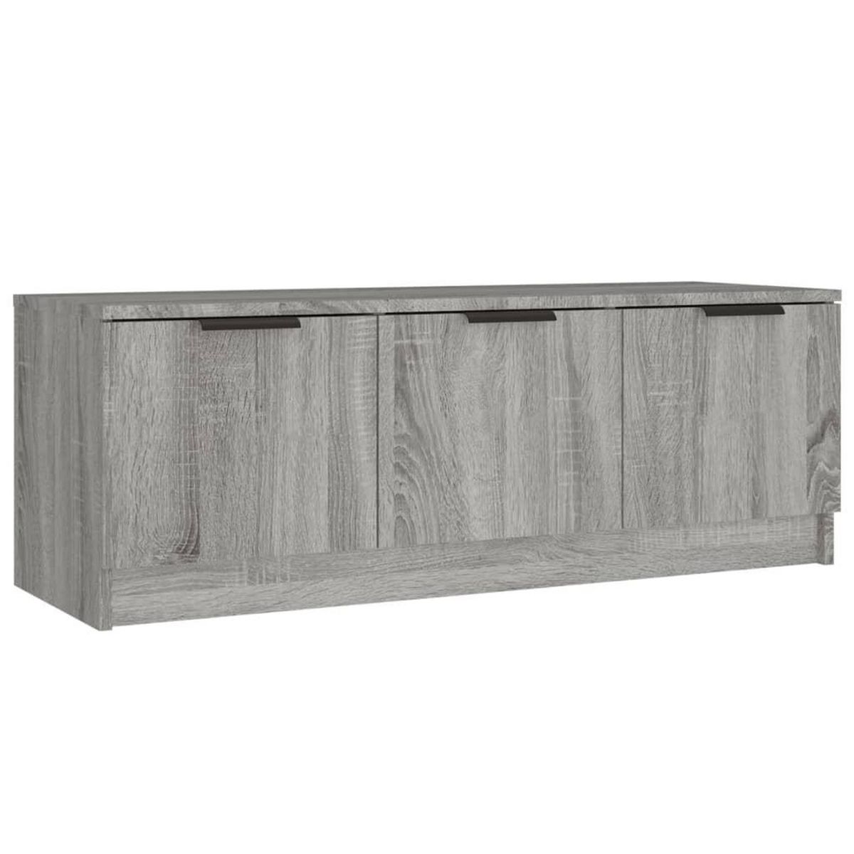 VIDAXL Meuble TV Sonoma gris 102x35x36,5 cm Bois d'ingenierie