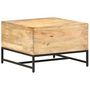 Voir la diapositive 4 : VIDAXL Table basse 67x67x45 cm Bois de manguier massif