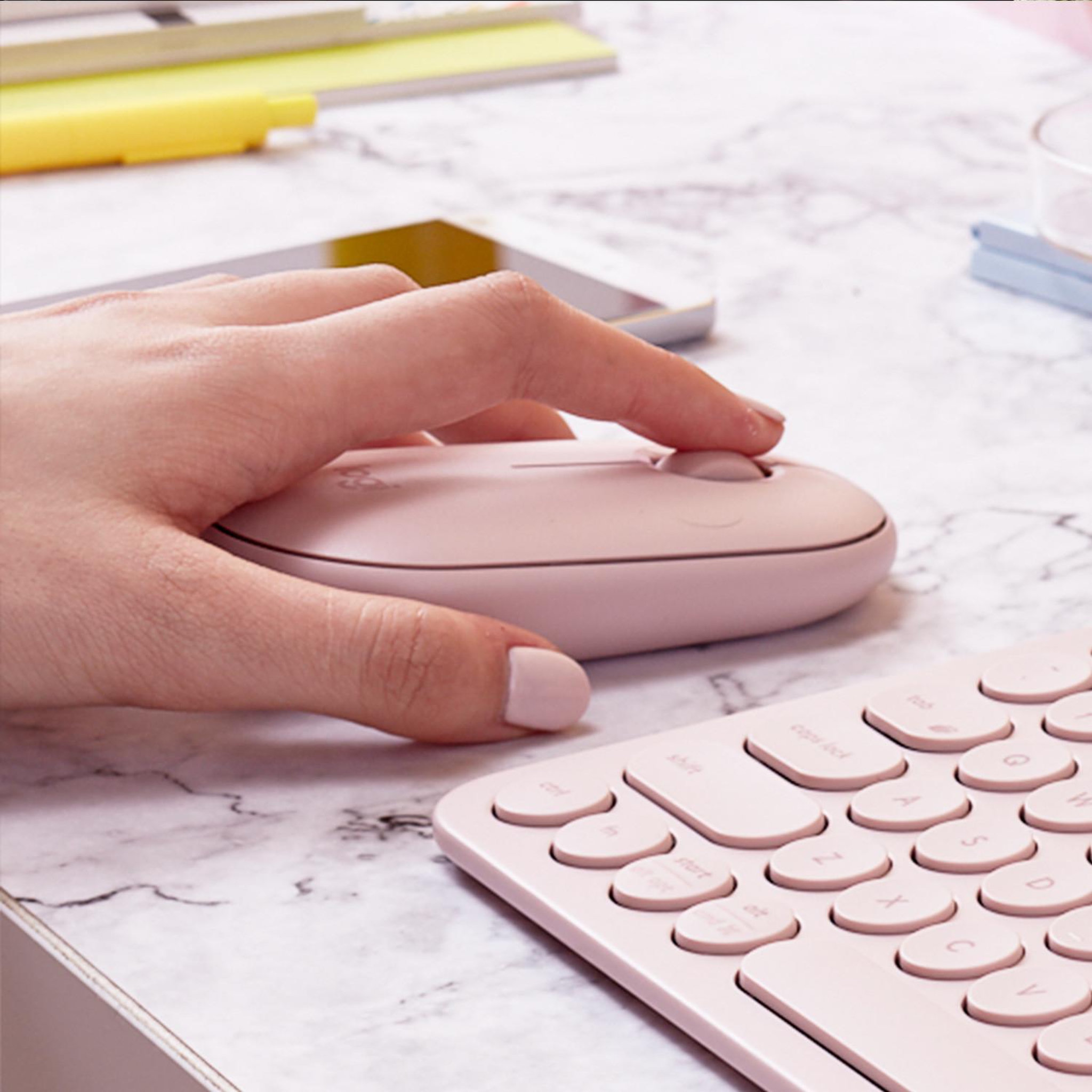 Voir la diapositive 3 : Logitech Logitech Pebble M350 souris Ambidextre RF sans fil + Bluetooth Optique 1000 DPI