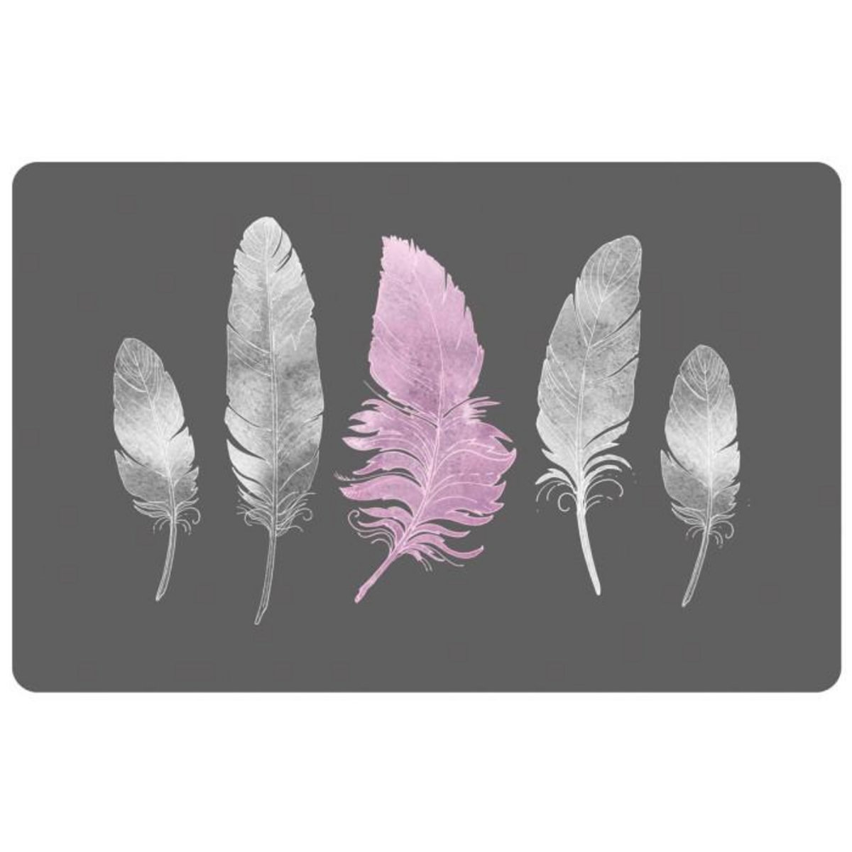 Paris Prix Set de Table  Plumy  28x44cm Multicolore