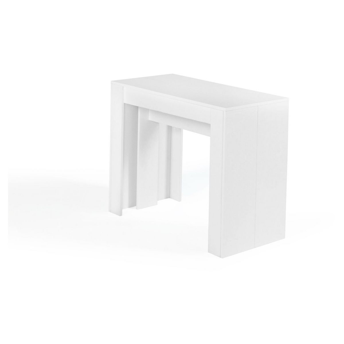 Table console extensible avec rallonges  45/235 cm ELORA  