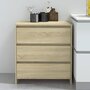 Voir la diapositive 1 : VIDAXL Buffet Chene sonoma 70x41x75 cm Bois d'ingenierie