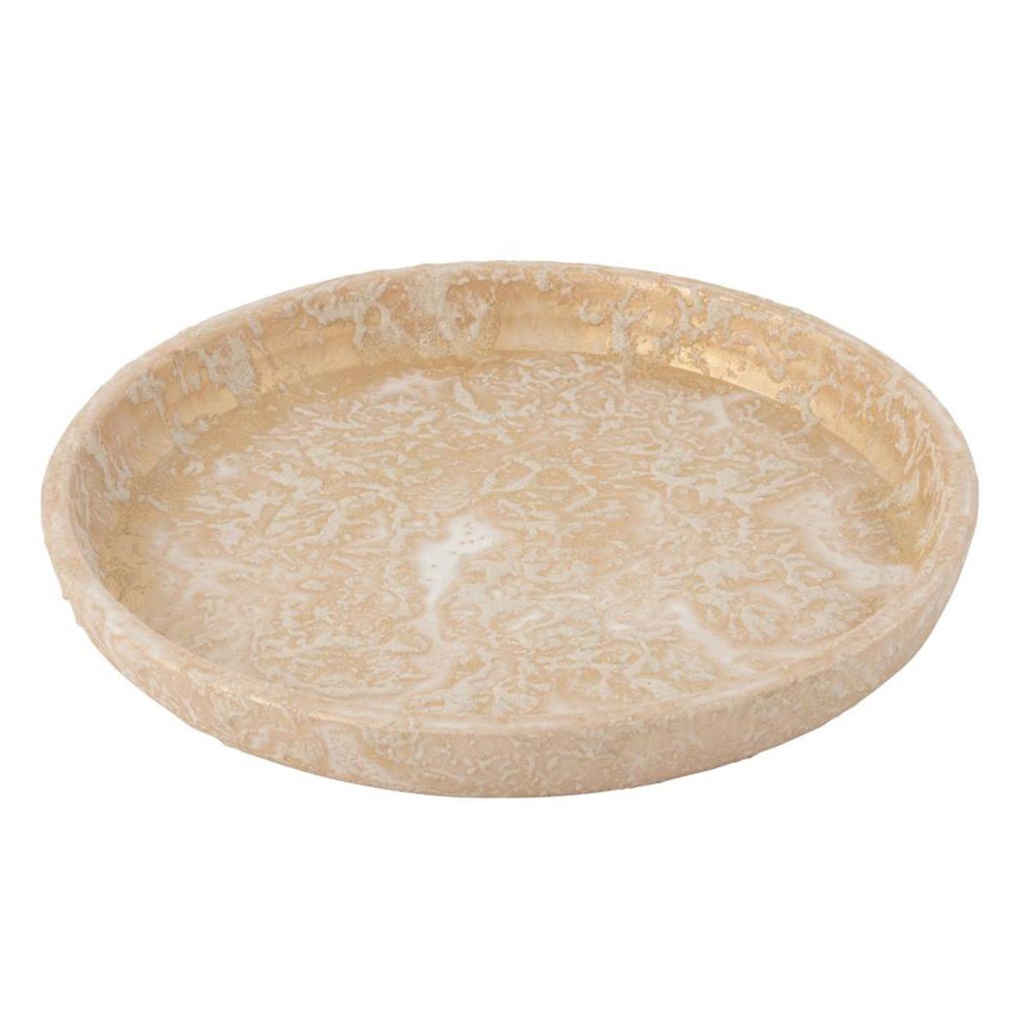 J-LINE Plateau déco en terre cuite  amphore  40cm rose