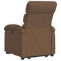 Voir la diapositive 5 : VIDAXL Fauteuil de massage inclinable Marron Tissu