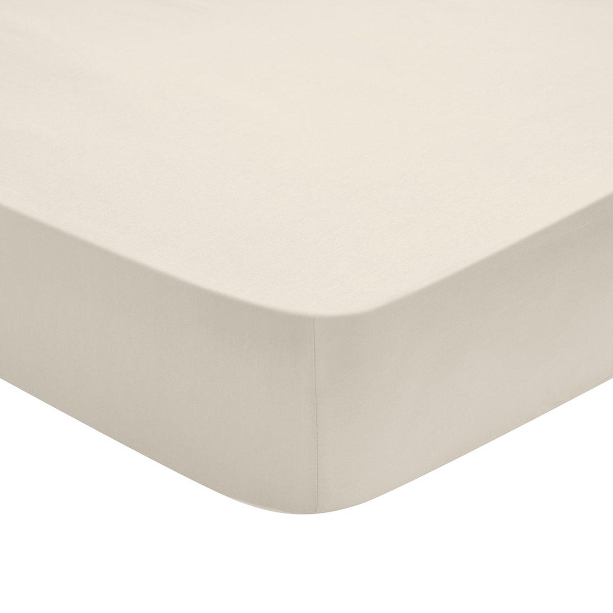 DODO Drap housse influence percale coquille. Coloris disponibles : Beige