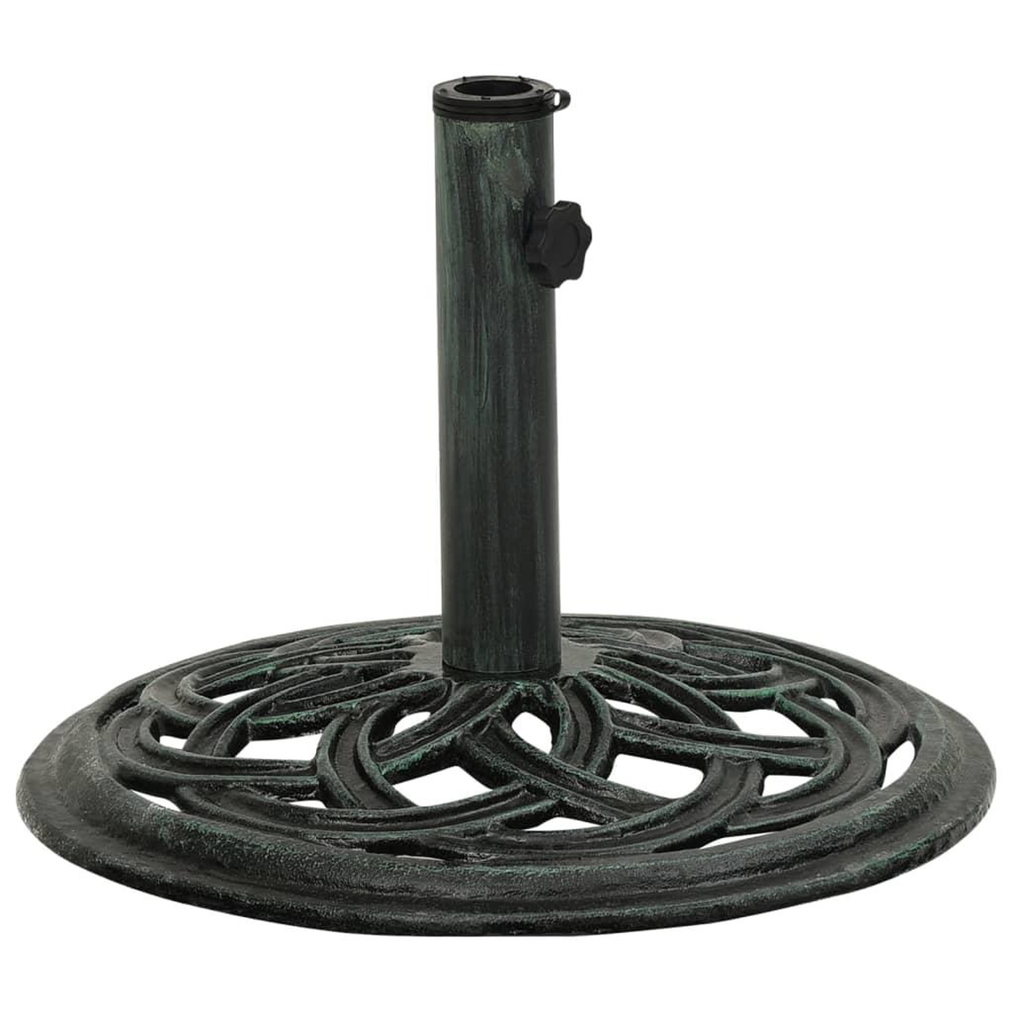 Voir la diapositive 1 : VIDAXL Socle de parasol Vert 44x44x31 cm Fonte