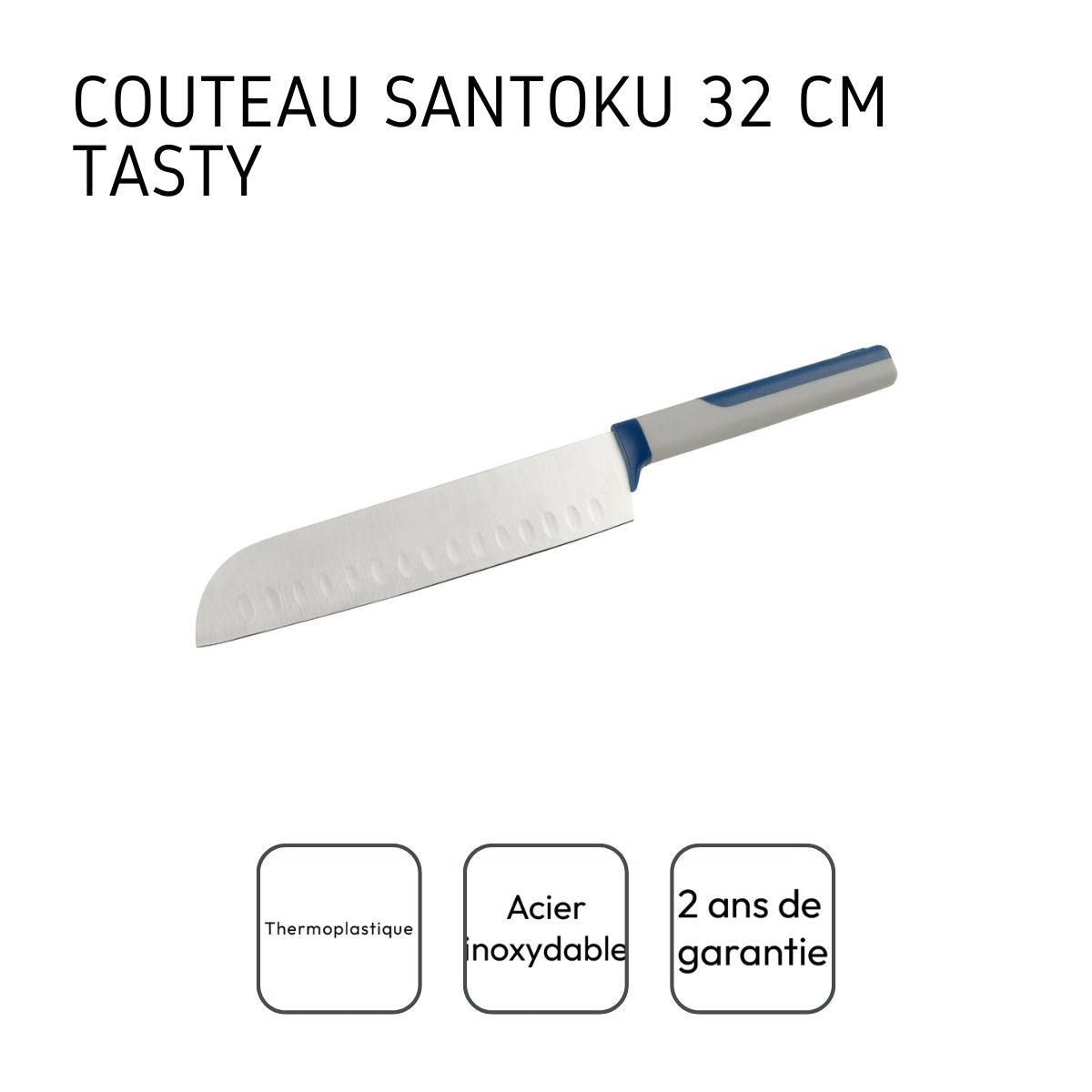 TASTY Grand couteau Santoku 32 cm Tasty Core