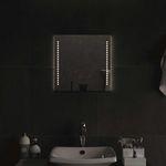 VIDAXL Miroir de salle de bain a LED 40x40 cm
