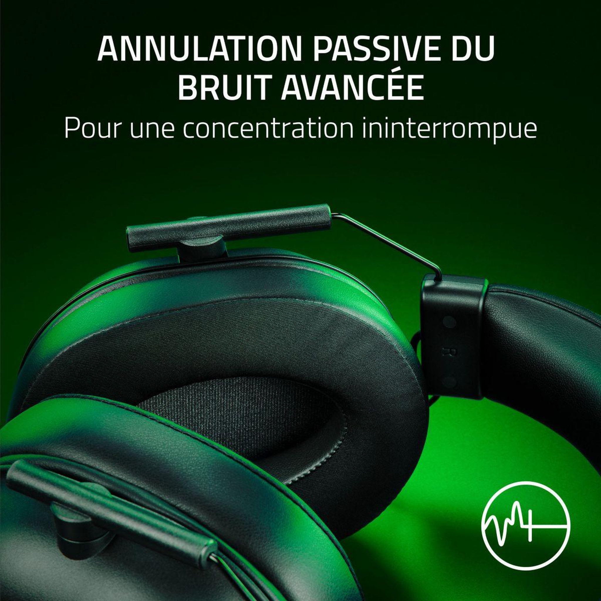 Voir la diapositive 5 : Razer Casque gamer BlackShark V2 X Xbox Quartz