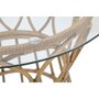 Voir la diapositive 3 : Paris Prix Table d'Appoint en Verre  Panama  50cm Naturel