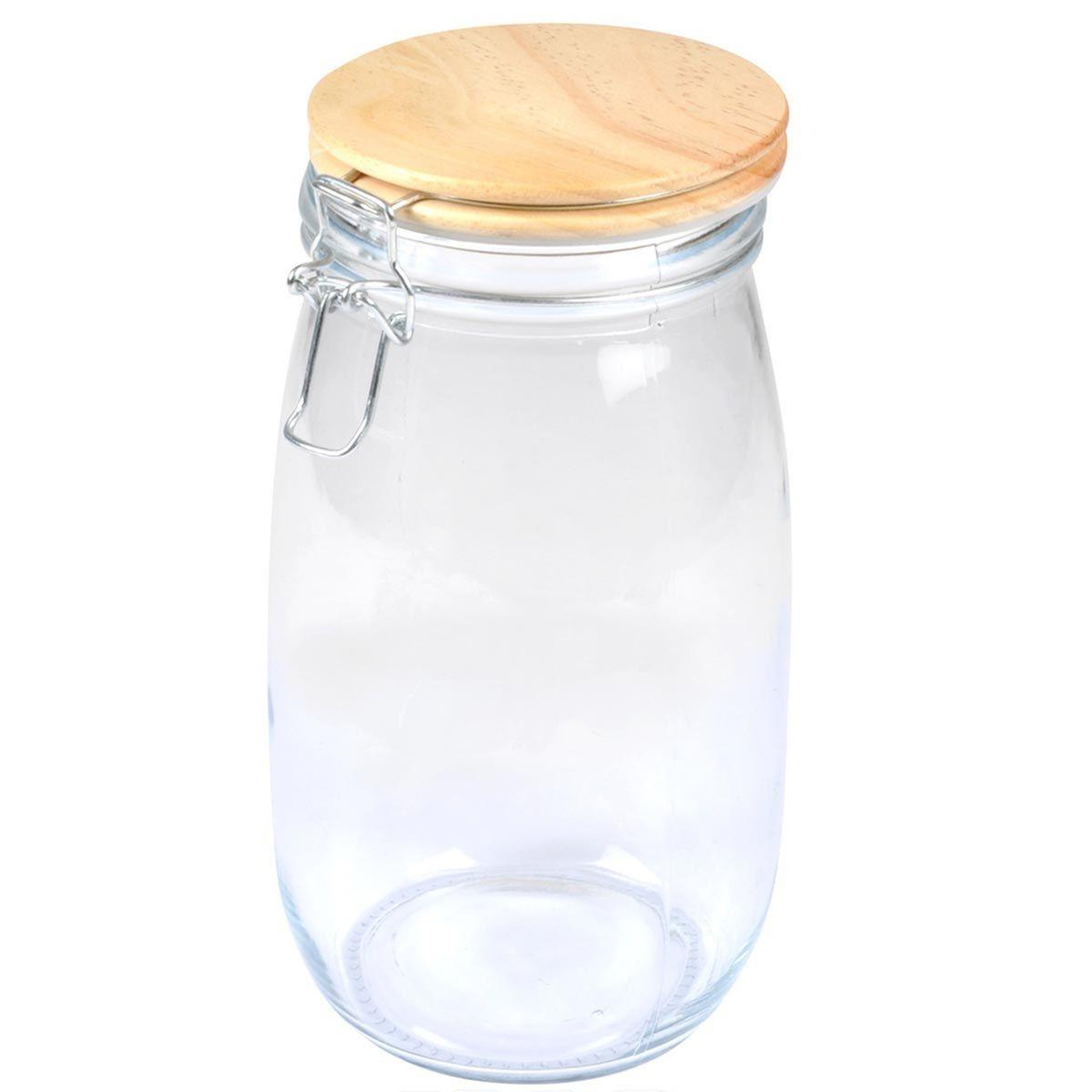 Voir la diapositive 1 : HOMEA Boîte de Conservation Hermétique  Bambou  1,4L Beige