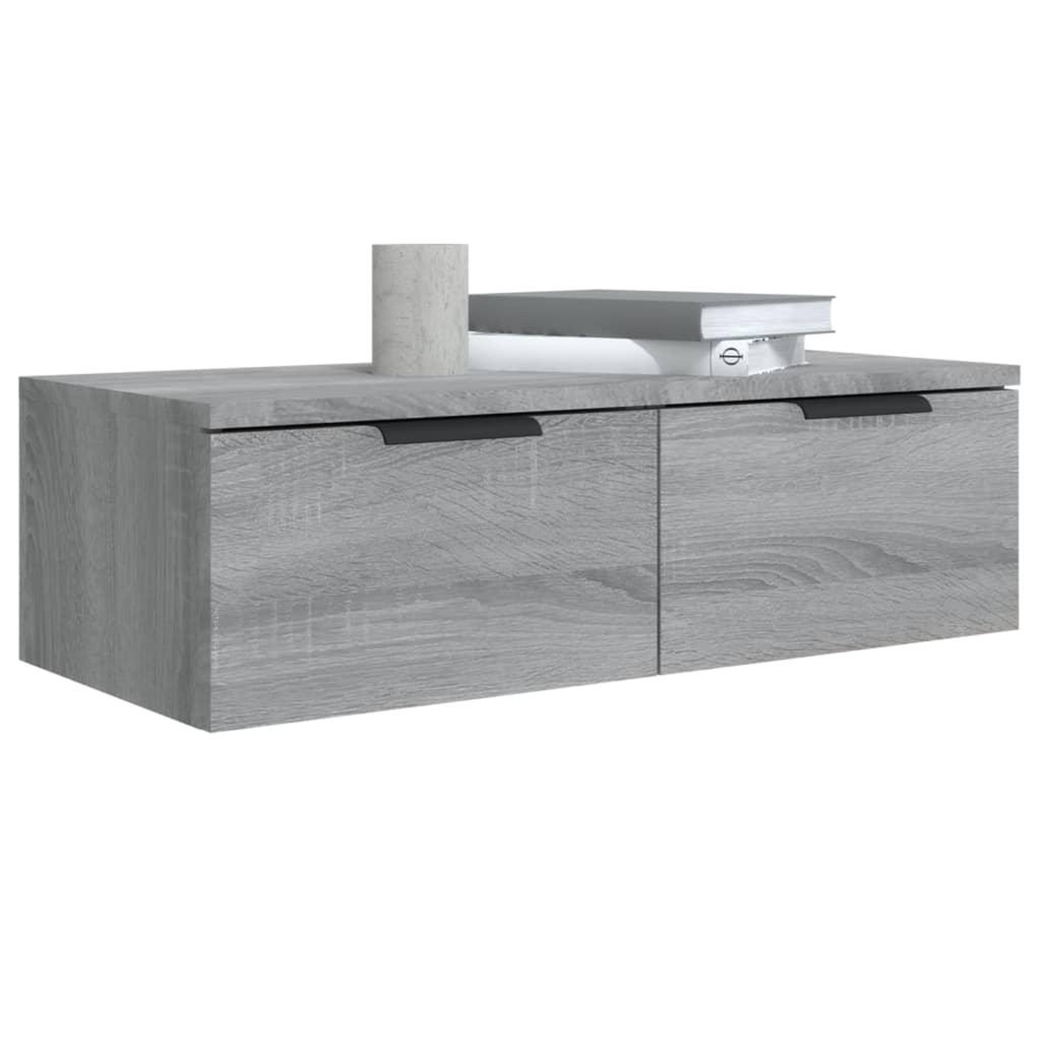 Voir la diapositive 4 : VIDAXL Armoire murale Sonoma gris 68x30x20 cm Bois d'ingenierie