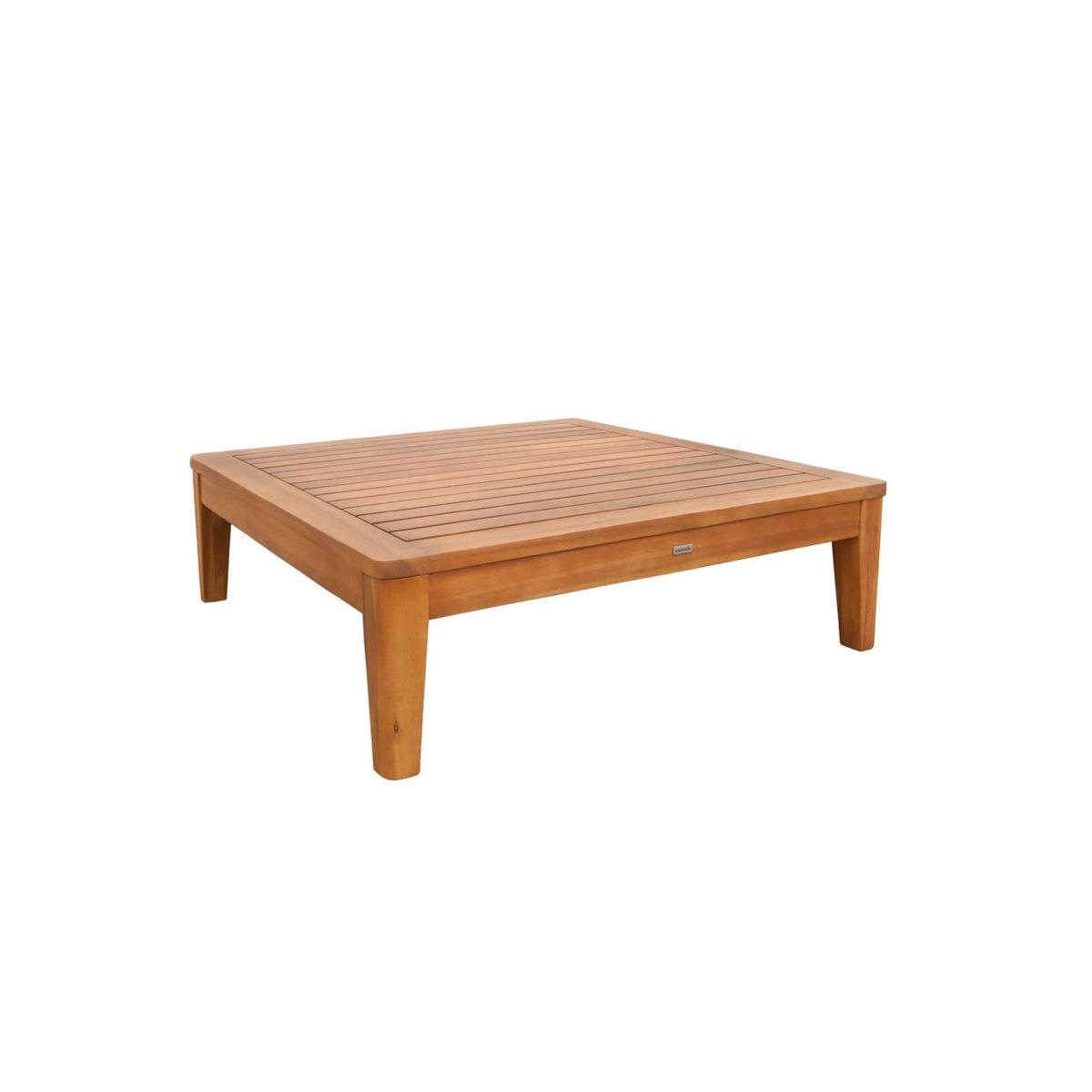 SWEEEK Fauteuil de jardin avec table basse bois d'acacia beige - Yona