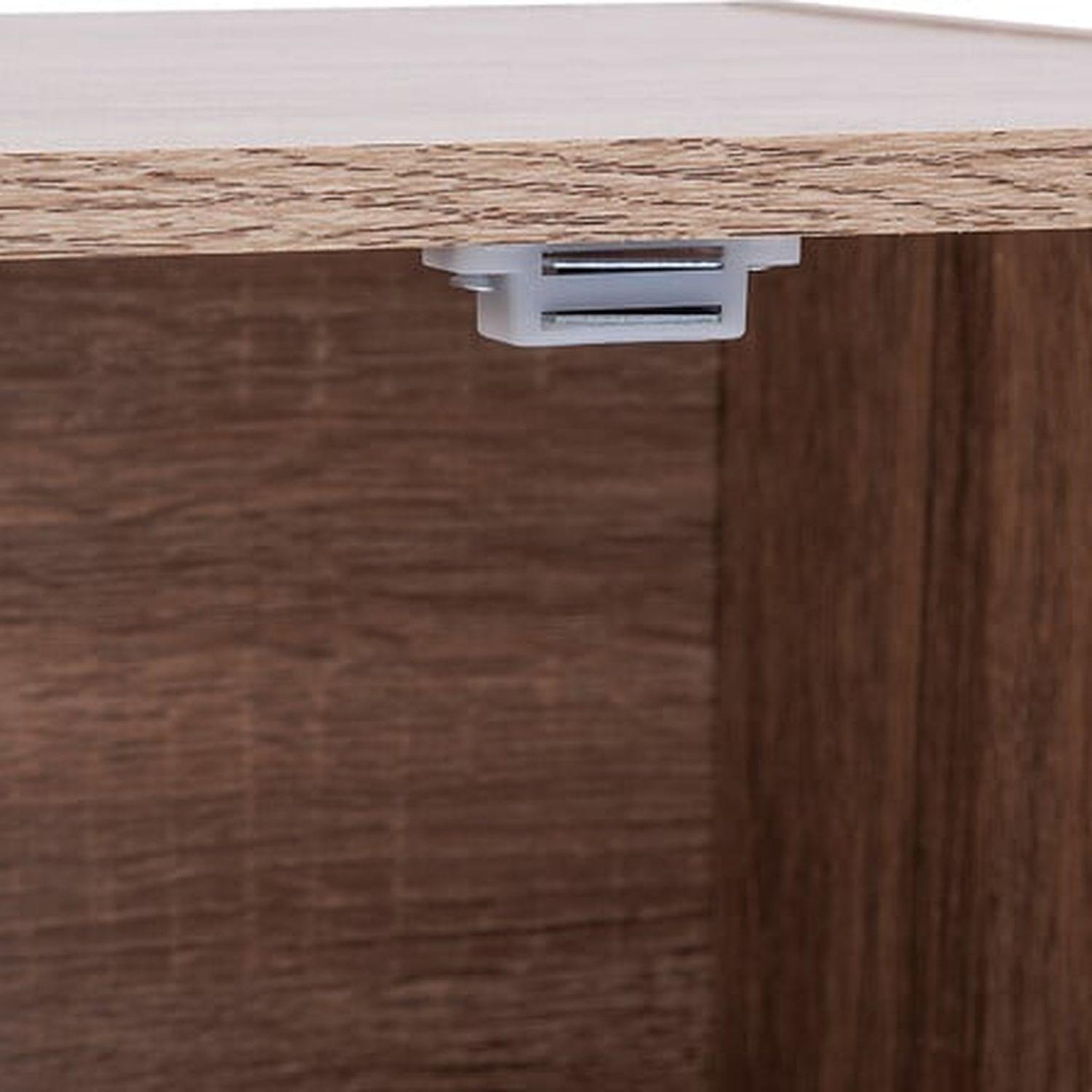 Voir la diapositive 5 : FIVE Etagère 4 cases effet bois mix'n door - beige