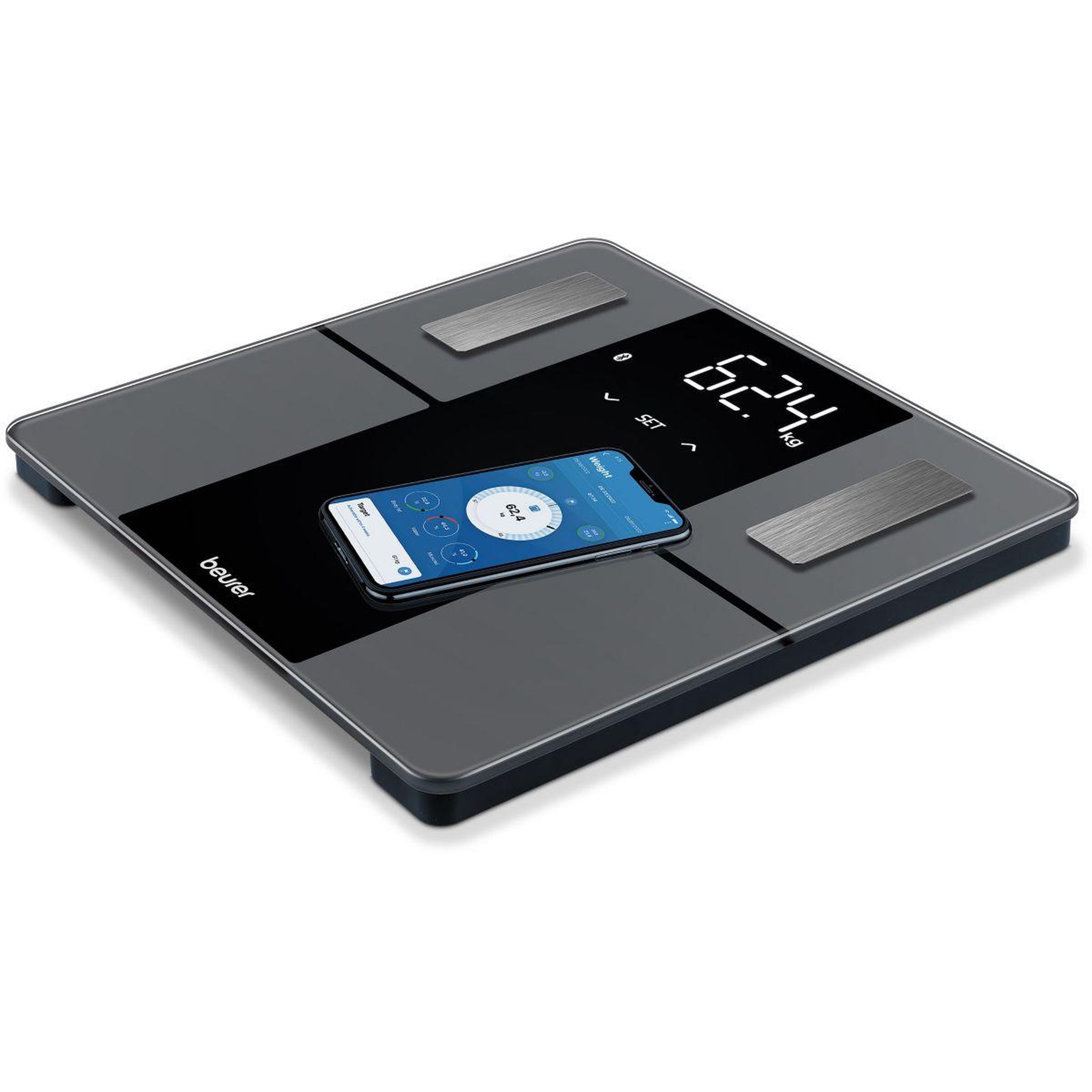 Voir la diapositive 4 : Beurer Pèse personne impédancemètre bf 500 - connecté bluetooth