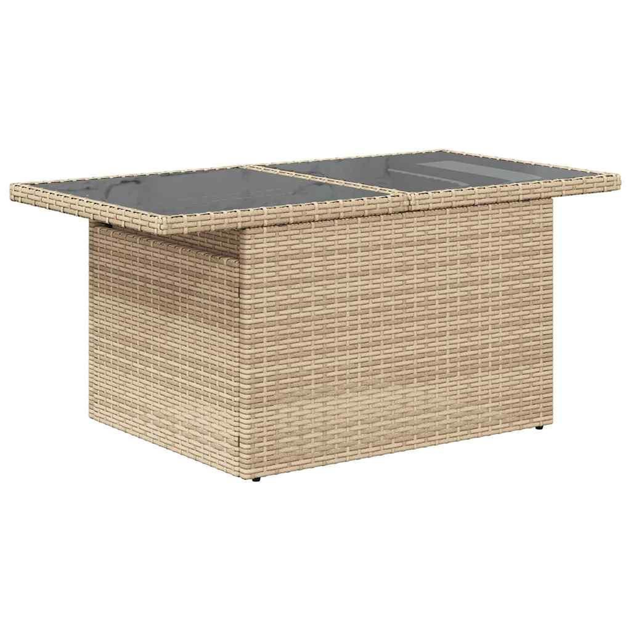 Voir la diapositive 5 : VIDAXL Salon de jardin avec coussins 5 pcs beige resine tressee