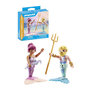 Voir la diapositive 2 : PLAYMOBIL 71799 Sirene et triton avec sceptre et trident