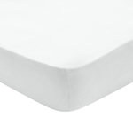 DODO Drap Housse Confort Jersey Coloris Blanc. Coloris disponibles : Blanc