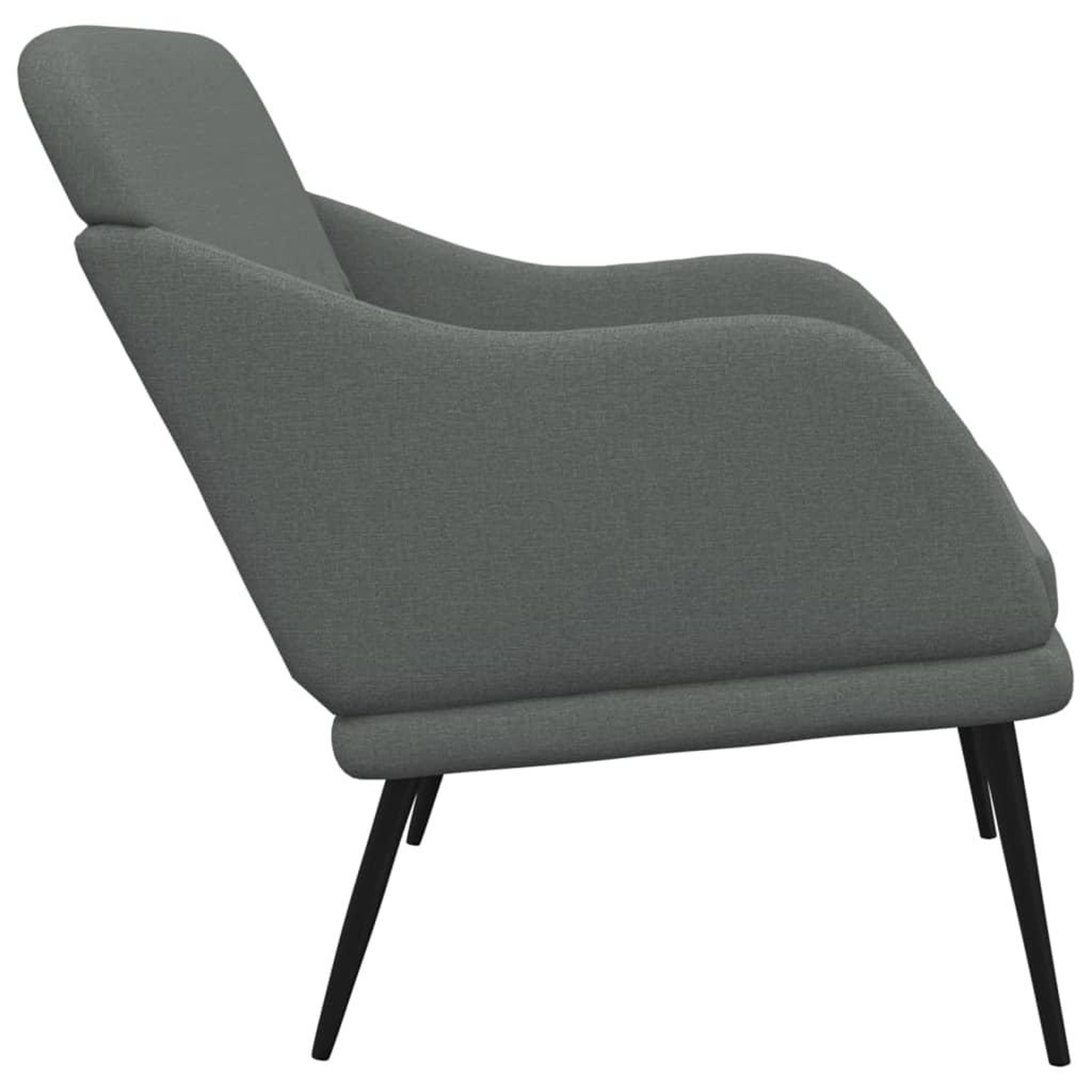 Voir la diapositive 4 : VIDAXL Banc Gris fonce 110x76x80 cm Tissu