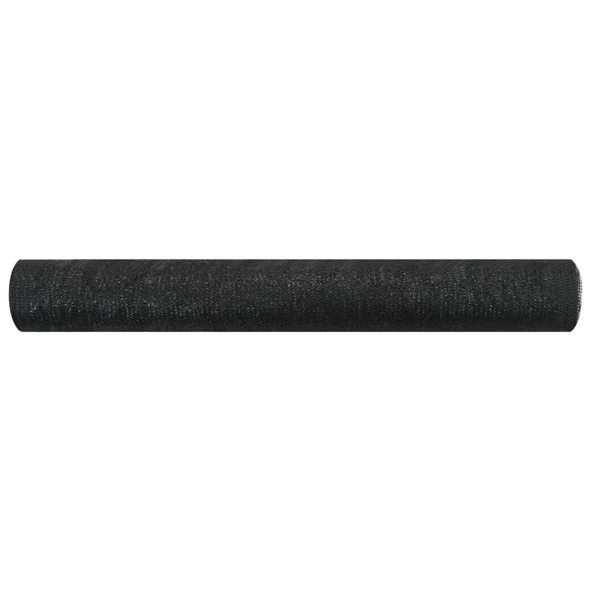 Voir la diapositive 2 : VIDAXL Filet brise-vue Noir 1x25 m PEHD 75 g/m^2