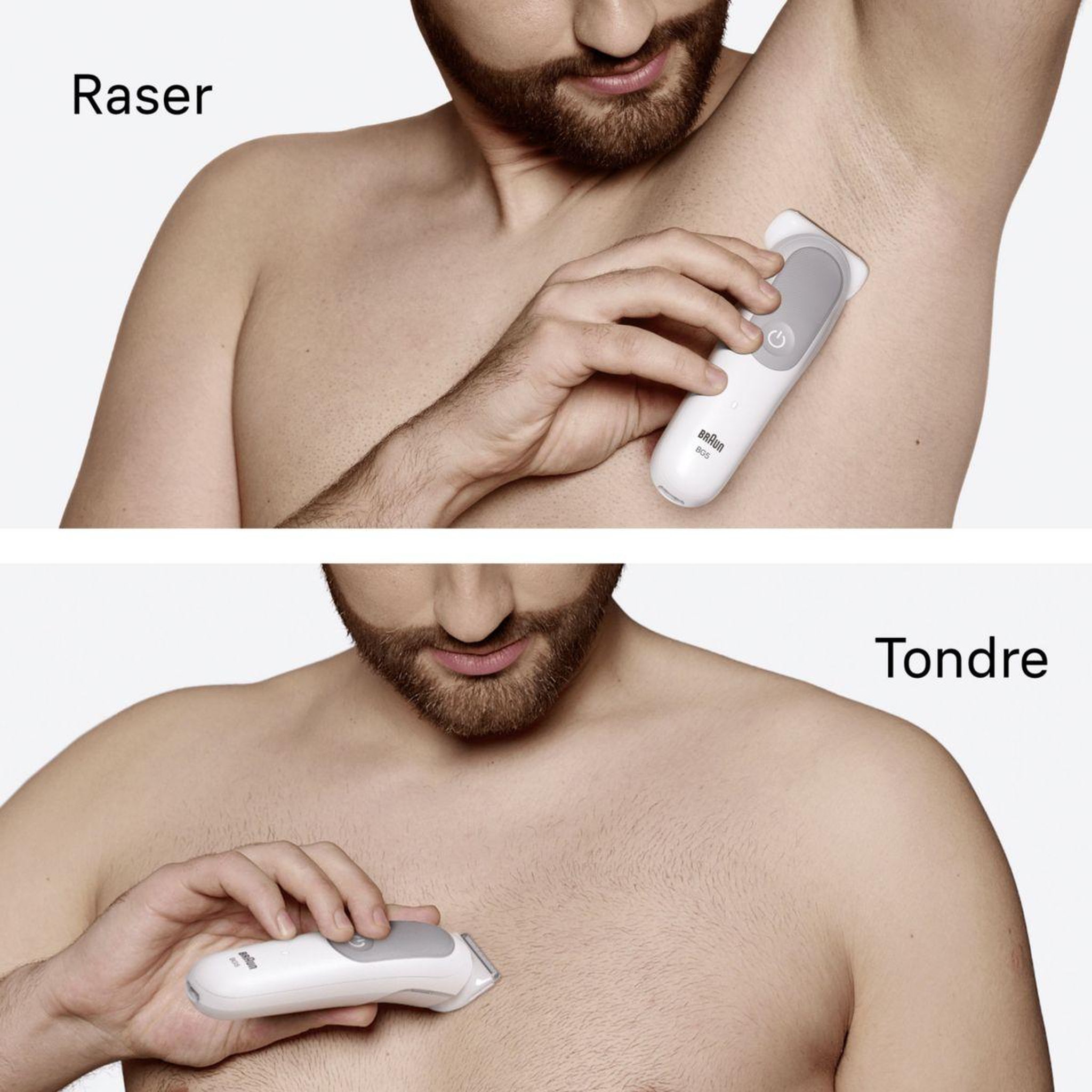 Voir la diapositive 5 : BRAUN Tondeuse corps bg5550
