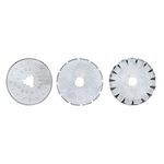 MAXICRAFT 3 lames de rechange (lisse, ondulée et crantée)