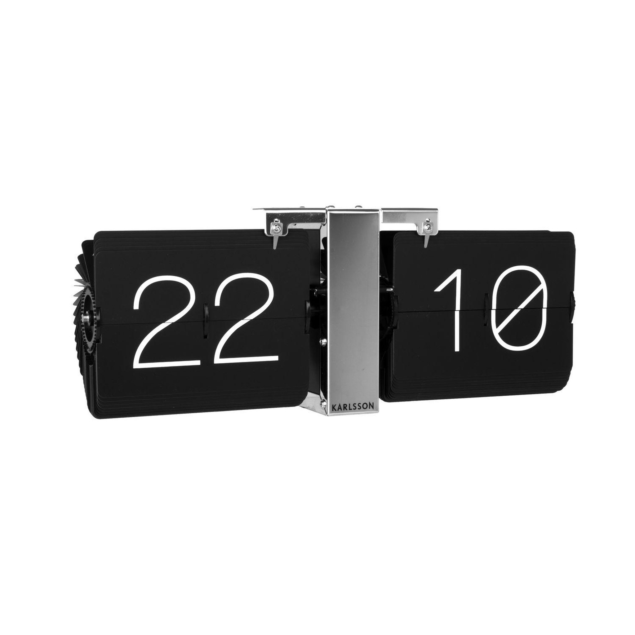 Karlsson Horloge à poser design vintage no case. Coloris disponibles : Blanc