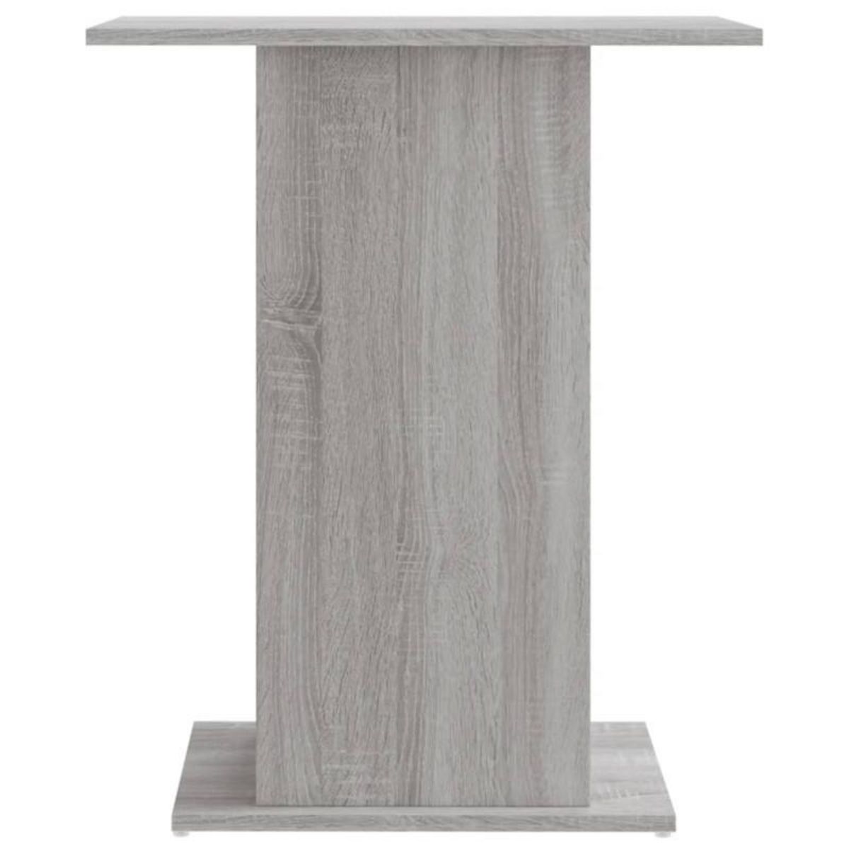 VIDAXL Support d aquarium sonoma gris 60,5x36x72,5cm bois d ingénierie
