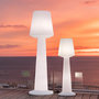 Voir la diapositive 3 : Lumisky Lampadaire ext filaire AUSTRAL Blanc Polypropylène H110CM