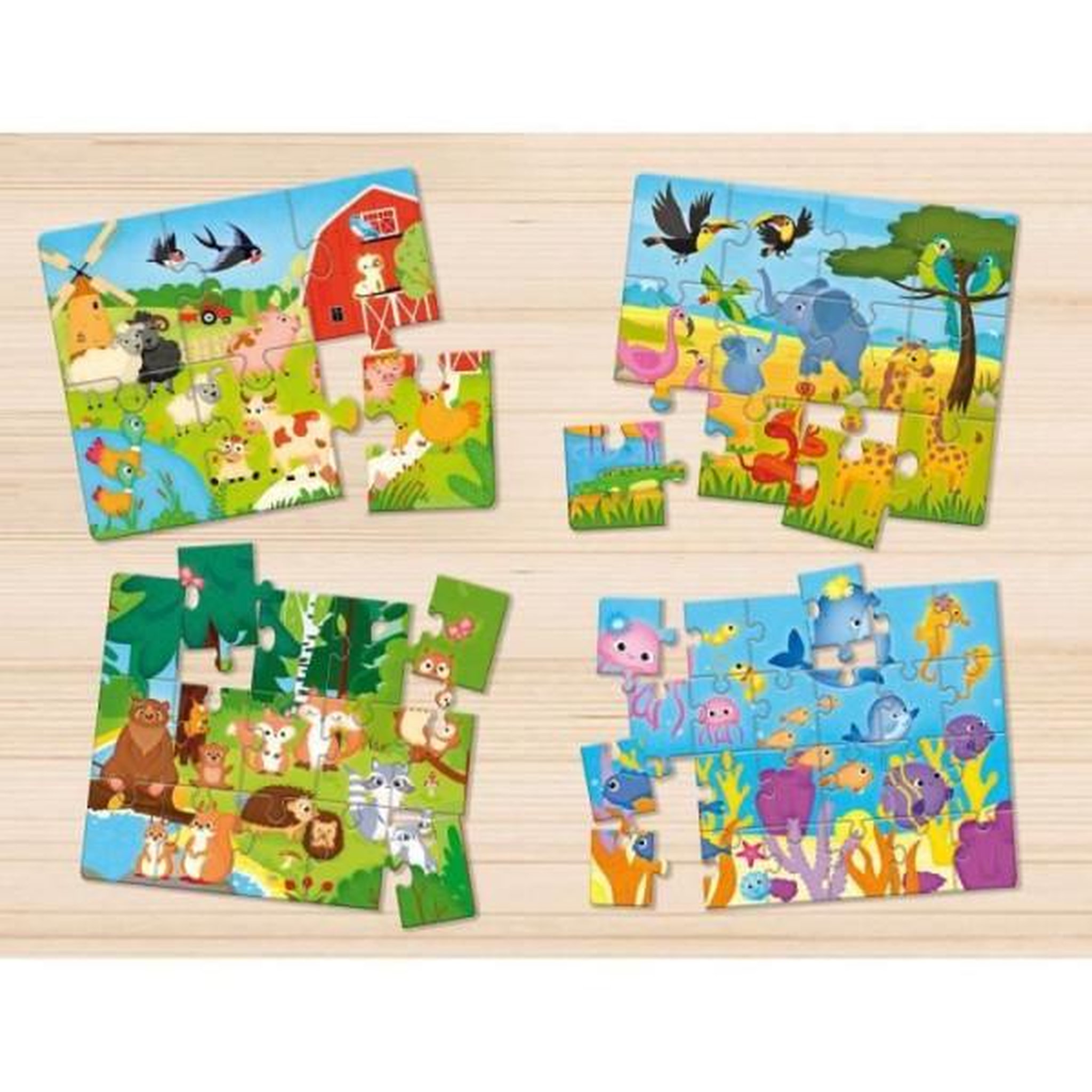 Voir la diapositive 3 : LISCIANI GIOCHI Jeu d'Association - CAROTINA BABY - Découverte des animaux