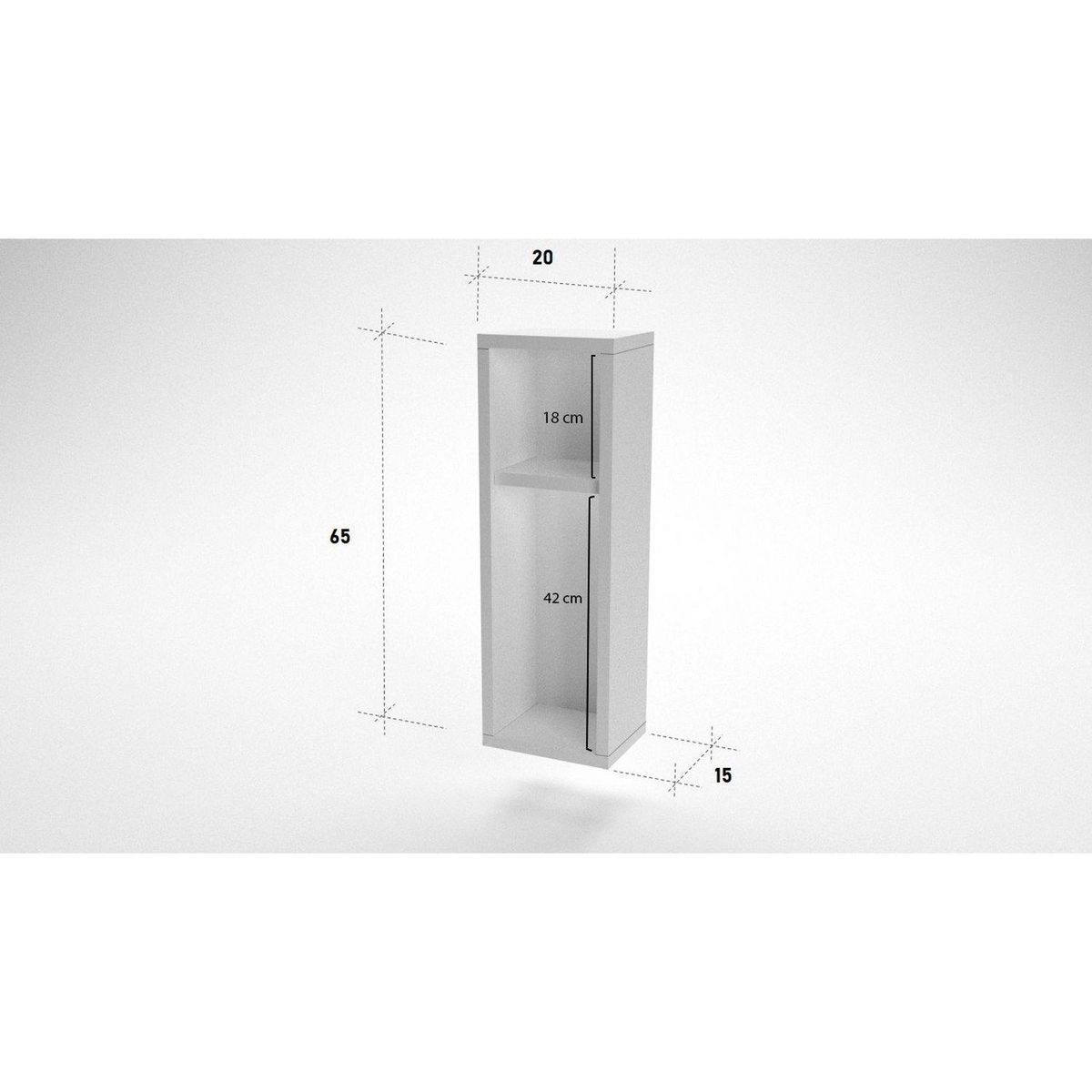 TOILINUX Table de nuit à suspendre ultra compact