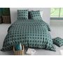 Voir la diapositive 3 : ATELIER DU COTON Parure housse de couette 100% coton 57fils triska