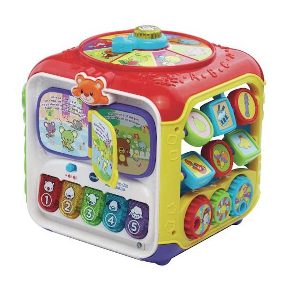 VTECH BABY Cube des découvertes interactif VTECH BABY - Multicolore - 10 mélodies et 4 chansons - Mixte - 9 mois et plus