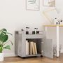 Voir la diapositive 3 : VIDAXL Chariot de bureau Gris beton 60x45x60 cm Bois d'ingenierie