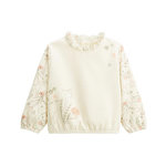 Petit Béguin Sweat-shirt enfant en molleton Lison. Coloris disponibles : Beige