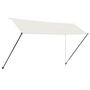 Voir la diapositive 3 : VIDAXL Auvent retractable avec LED 400x150 cm Creme