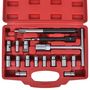 Voir la diapositive 4 : VIDAXL Ensemble de couteau de siege d'injecteur diesel 17 pcs
