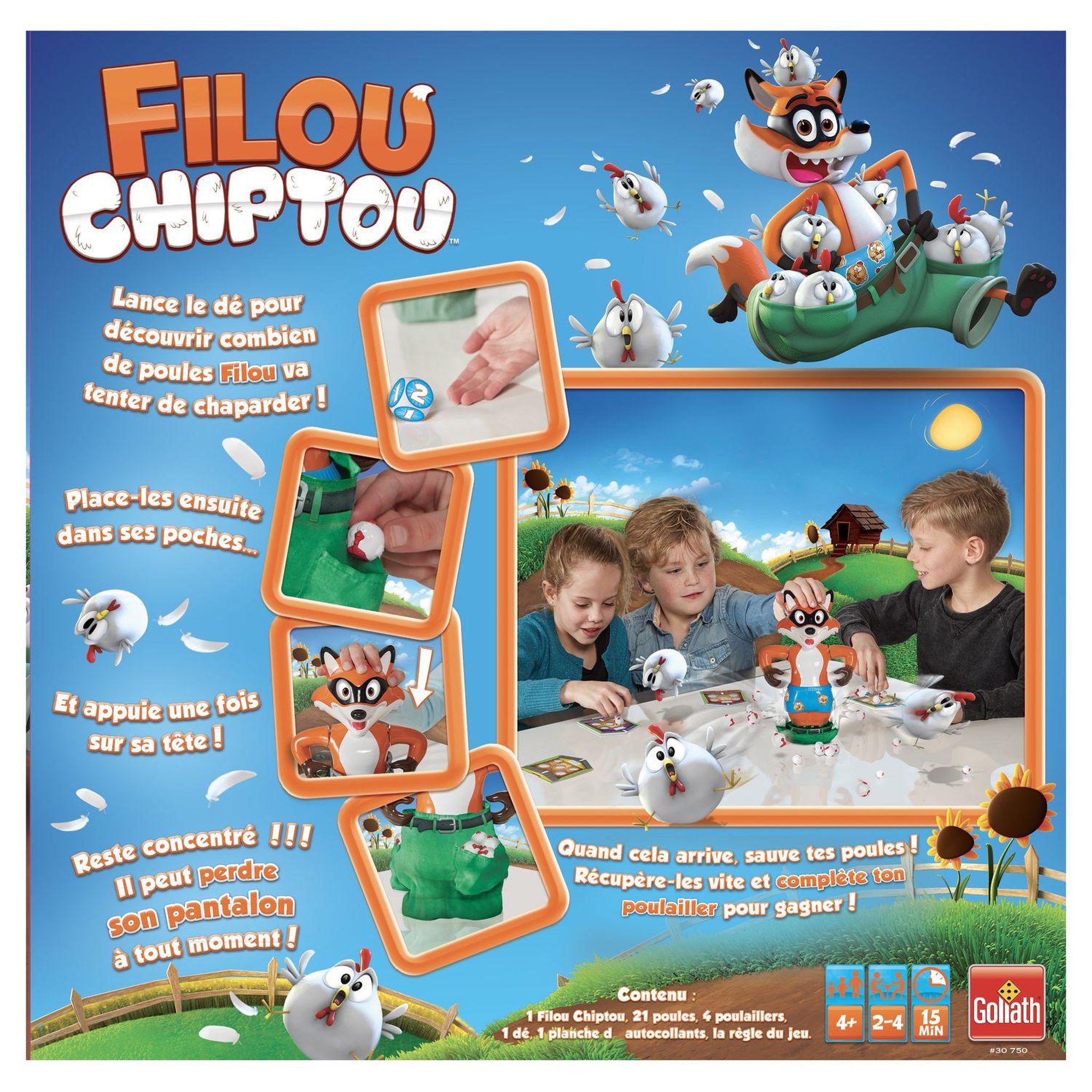 Voir la diapositive 4 : GOLIATH Jeu Filou Chiptou