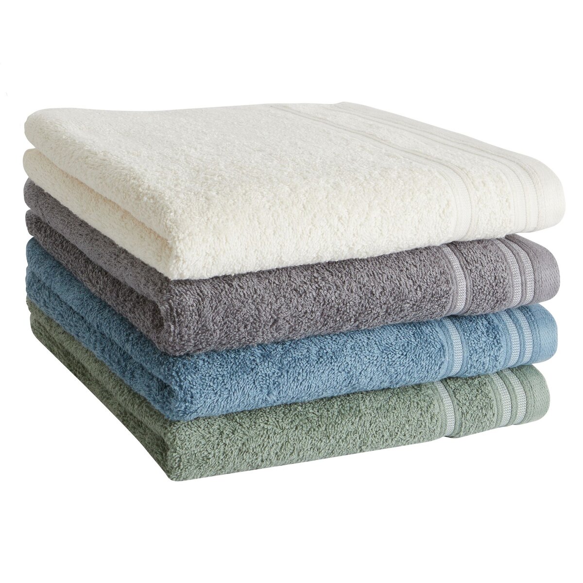 ACTUEL Serviette de toilette fantaisie en coton 450GSM