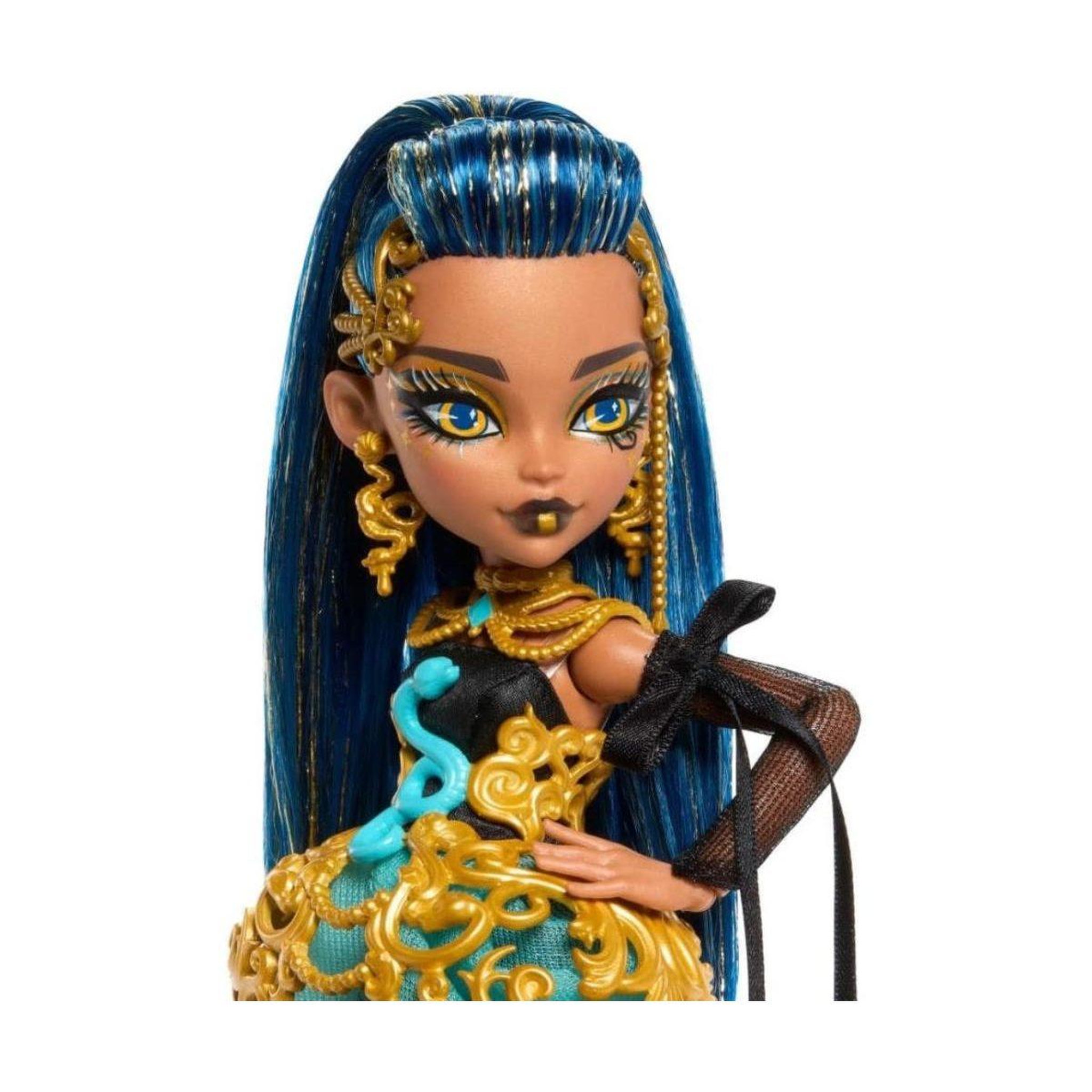 Voir la diapositive 4 : MATTEL Poupée monster high  jbg76 scary sweet birthday - cleo de nile