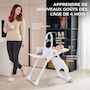 Voir la diapositive 2 : KINDERKRAFT Chaise haute 2en1 tummie pratique et confortable